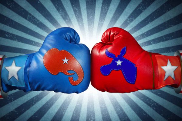 Political Boxing Gloves