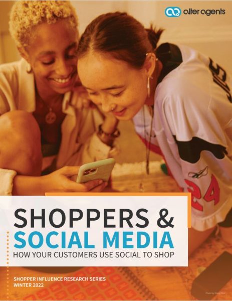 Shoppers & Social Media Report Cover Image